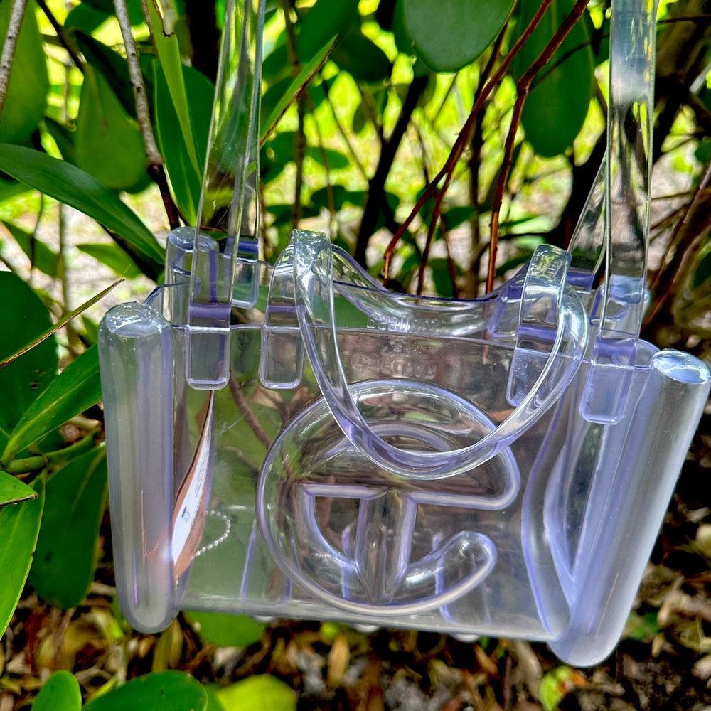 Authentic Telfar Mini Clear bag